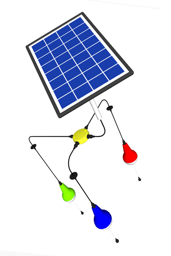 Sundaya 3 Ulitium 200 Solarset weiß